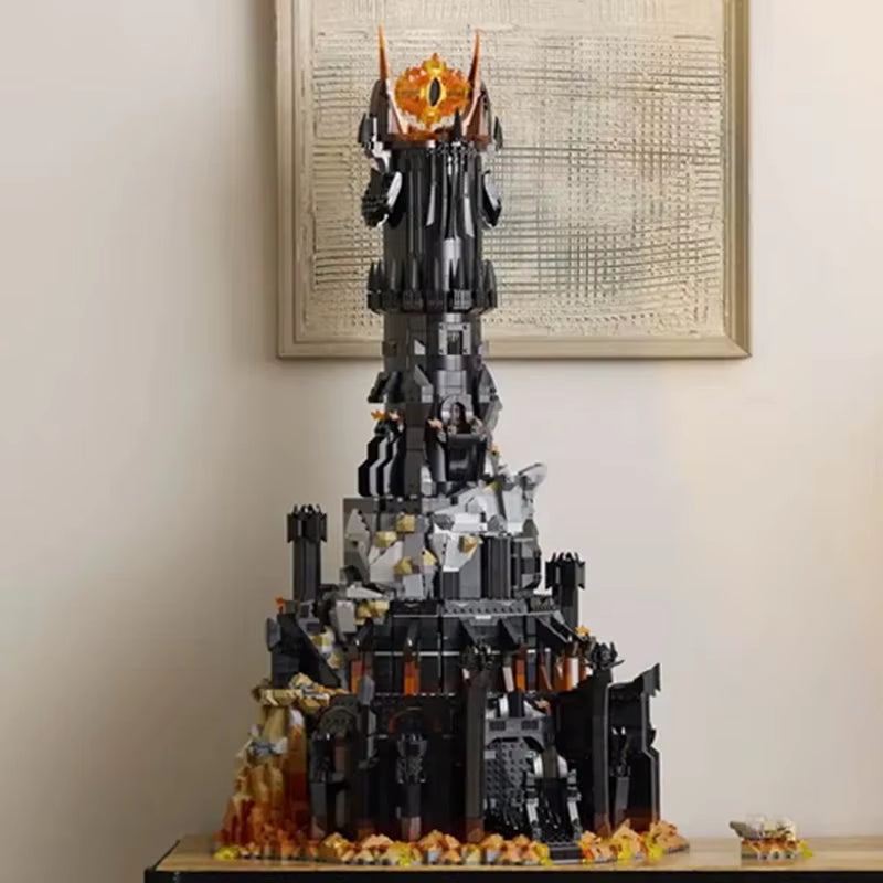 In Stock 2025 New 5471Pcs Creative 10333 Black Tower Dark Model Building Blocks Kit Bricks Toy for Boys Adult Birthday Gifts