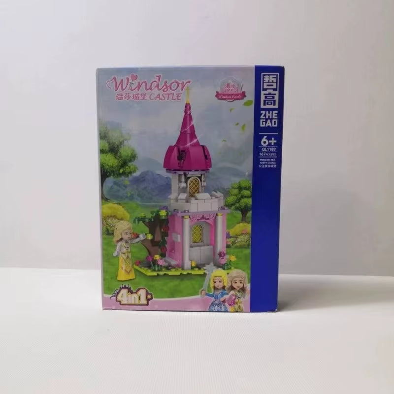 Frozen Princess Castle Programming Building Blocks Creative Construction Toy for Girls above 6 Years Old Ideal Gift