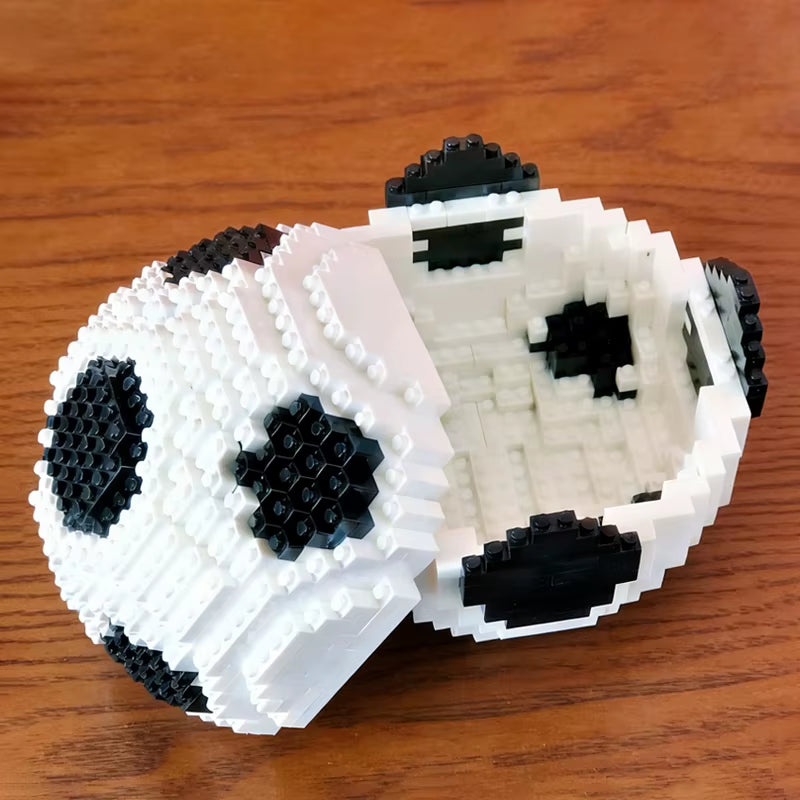 Micro Building Blocks 3D Basketball Football Puzzle Model Decor Ball with Hidden Creative Toy Mini Stacking Brick Kid Adult Gift