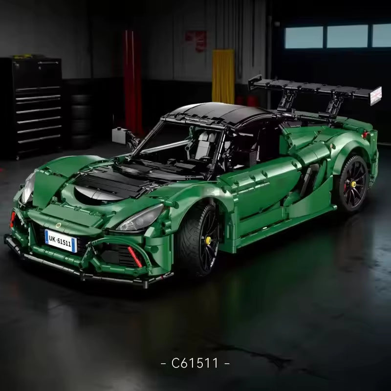 1:8 Technical Cada C61511 MOC Exige Cup 430 Supercar Building Blocks Set for Adults Sports Car Construction Toys Kids Gifts