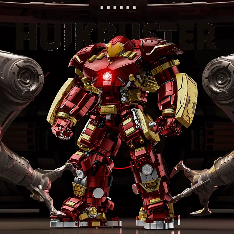 2700+Pcs Iron Heroes Blocks Action Figures Mark Building Sets Buster Mech DIY Brick Collectible Toys for Boys Adult Kids Gifts