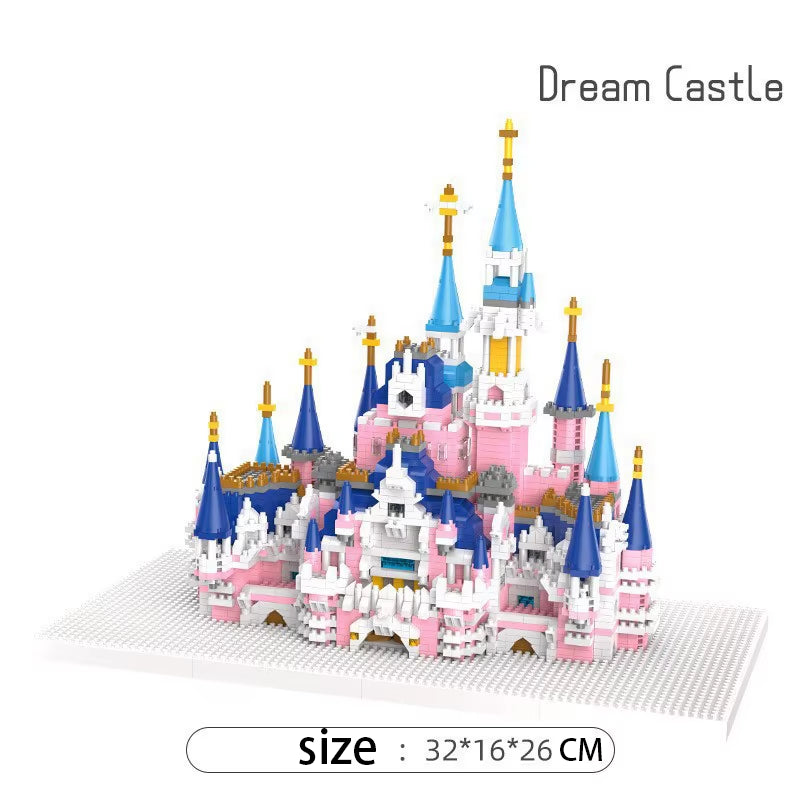 MOC World Famous Architecture Edifice Opera House Building Blocks Villa Savoye Bridge Tower Toy Children Birthday Christmas Gift