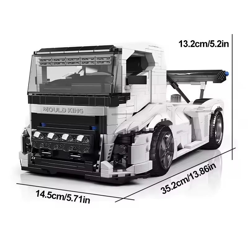 Technical Cars Toys 10036 the Knight Truck Building Block Assembly 1604PCS Mould King Construction Set Kids Christmas Gift