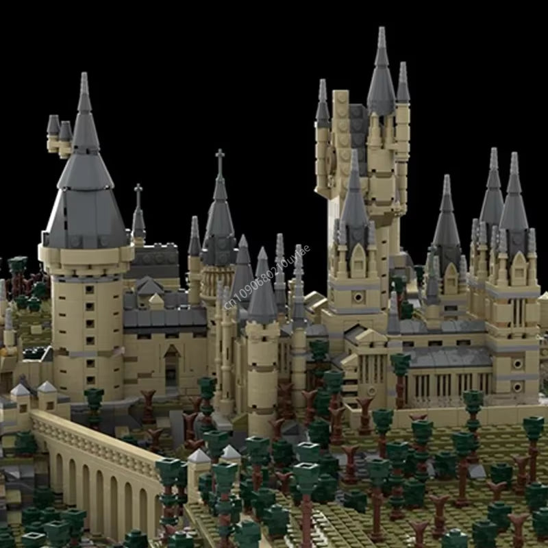 14880Pcs Moc Customize Hogwarts Castle-The Definitive Version Modular Building Blocks Creative Assembly Bricks Toy S Present