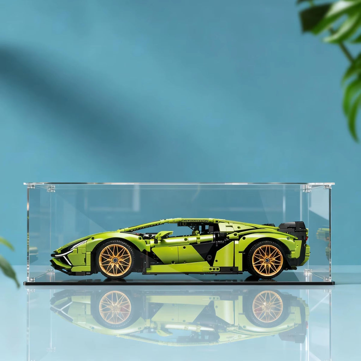 Acrylic Display Box for Lego 42115 Display Case for Lamborghini Building Block Dustproof Clear Model Car Storage Box 62X30X20Cm