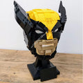 545PCS MOC Super Heroe Wolverines Mask Helmets Model Building Blocks Stacking Bricks Creative Educational Toys Kid Gift Diy