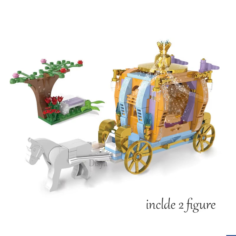 Rapunzel Castle Snow White Castle Puzzle Assembled Building Blocks Children'S Birthday Toy Gift 43187 41156 Frozen