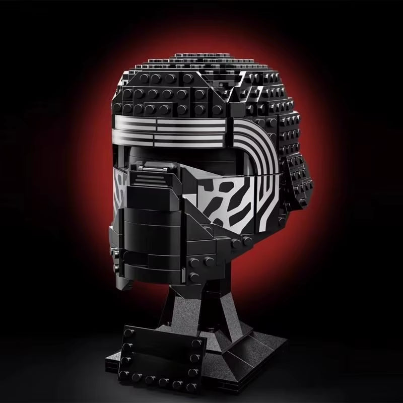 Star Wars Helmet Building Blocks Darth Vader Jango Fett AT-AT Driver Scout Troopers Head Assembly Model Mini Brick Toy for Kid