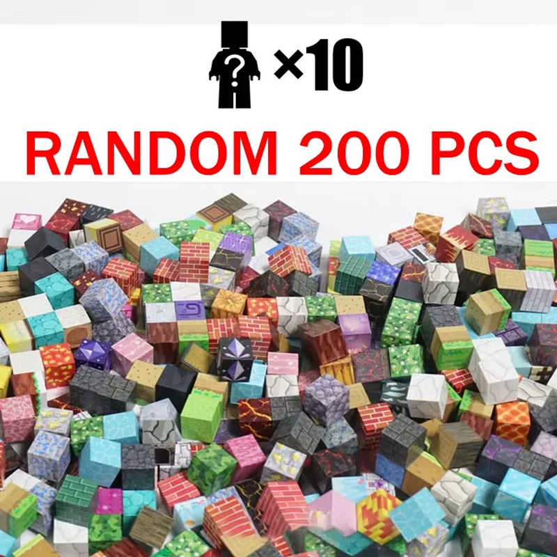 10-500PCS Magnetic Building Blocks Magnet Set Bricks Mini World STEM Construction DIY Educational Toys for Kids Birthday Gifts