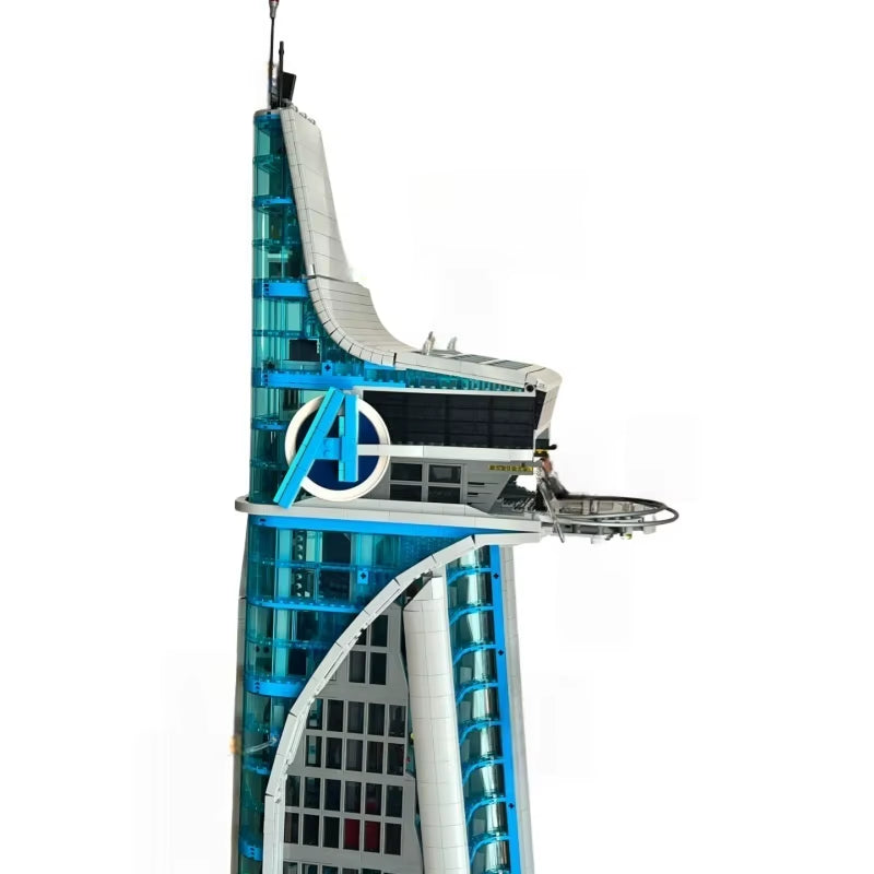 2025 New 5201Pcs Avengers Tower with Figures Architecture Street View for Birthday Christmas Gifts