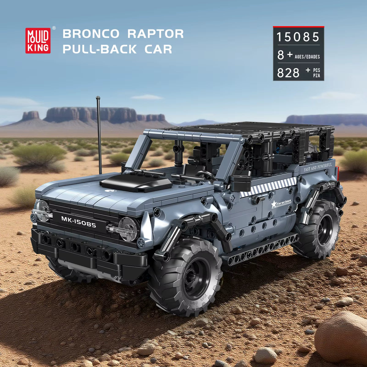 MOULD KING SUV Car Building Blocks Set Off-Road Truck MOC Model Classic Brick Puzzle Toy for Kids Adults Technical Gift