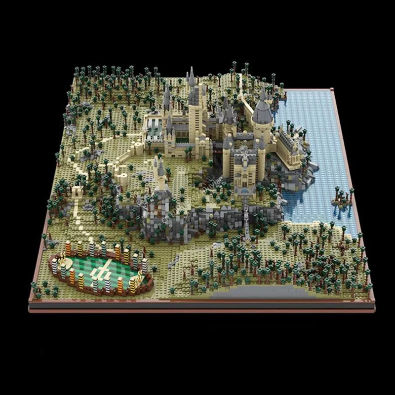 14880Pcs Moc Customize Hogwarts Castle-The Definitive Version Modular Building Blocks Creative Assembly Bricks Toy S Present