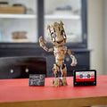Anime Marvel I Am Groots Guardians League Cartoon Cute Little Tree Man Groot Assembly Model Game Building Blocks Kid Toy Gift