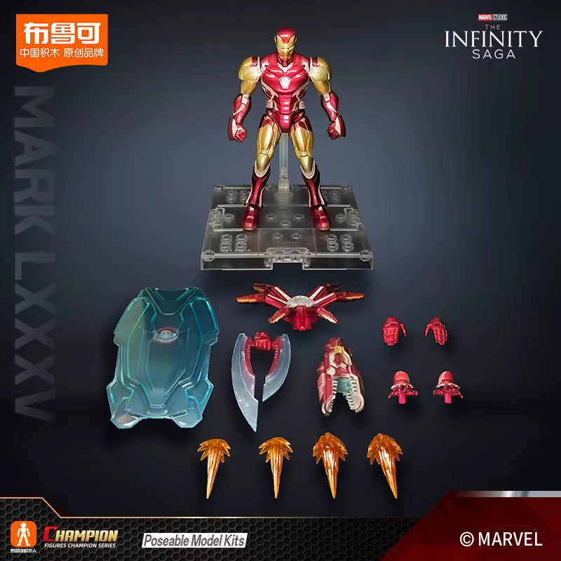 Original MK85 Nano Armor 2.0 Iron Man Venom Spider Man EX CHAMPION CLASS Version Marvel Avengers Action Figure Toys Gift