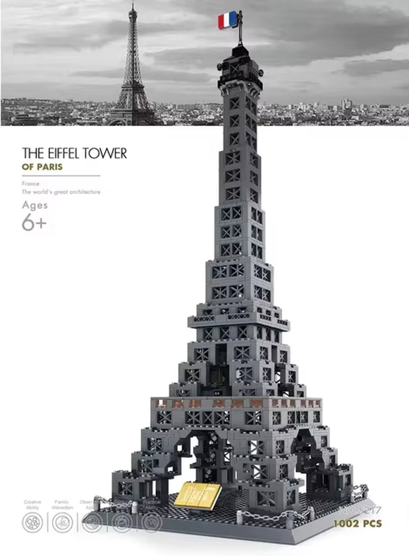 MOC World Famous Architecture Edifice Opera House Building Blocks Villa Savoye Bridge Tower Toy Children Birthday Christmas Gift