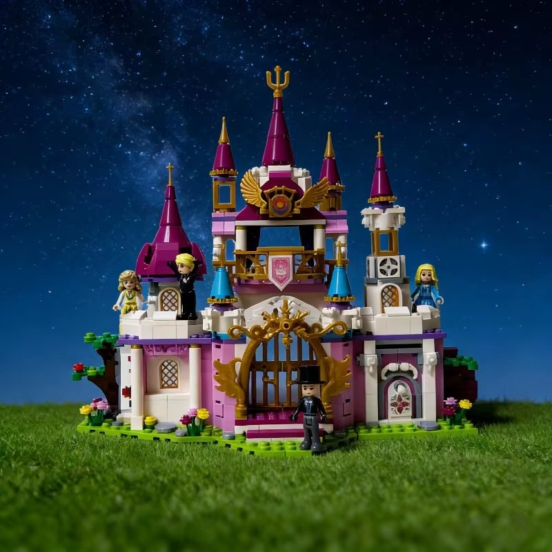 Frozen Princess Castle Programming Building Blocks Creative Construction Toy for Girls above 6 Years Old Ideal Gift