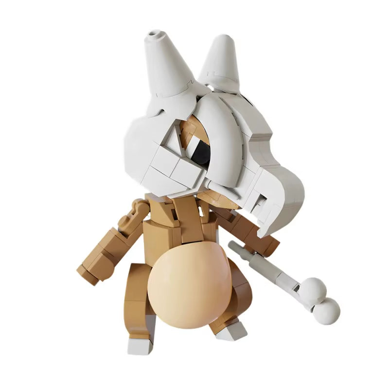 MOC Pocket Pets Skull Monster Building Blocks Anime Figure Construction Set Kawaii Desk Decor Adults Fun Children Toys