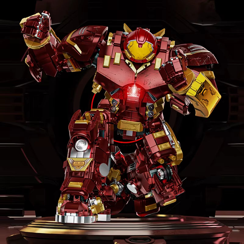 2700+Pcs Iron Heroes Blocks Action Figures Mark Building Sets Buster Mech DIY Brick Collectible Toys for Boys Adult Kids Gifts