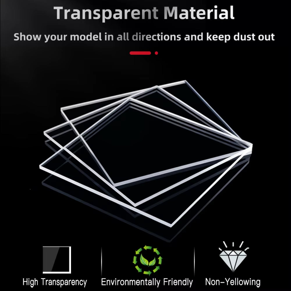 Acrylic Display Box for Lego 42115 Display Case for Lamborghini Building Block Dustproof Clear Model Car Storage Box 62X30X20Cm