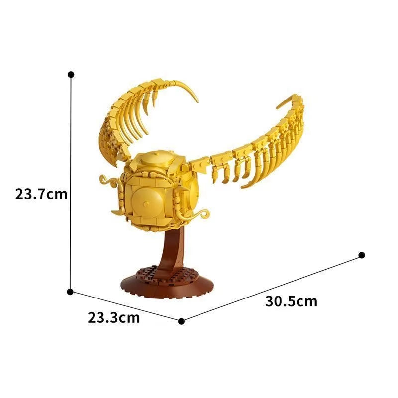 Golden Snitch Building Blocks Harry Potter Quidditch MOC Building Toys Gifts for Kid Adult Room Ornament Classic Moive Brick Set