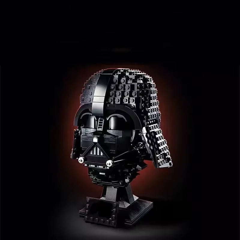Star Wars Helmet Building Blocks Darth Vader Jango Fett AT-AT Driver Scout Troopers Head Assembly Model Mini Brick Toy for Kid