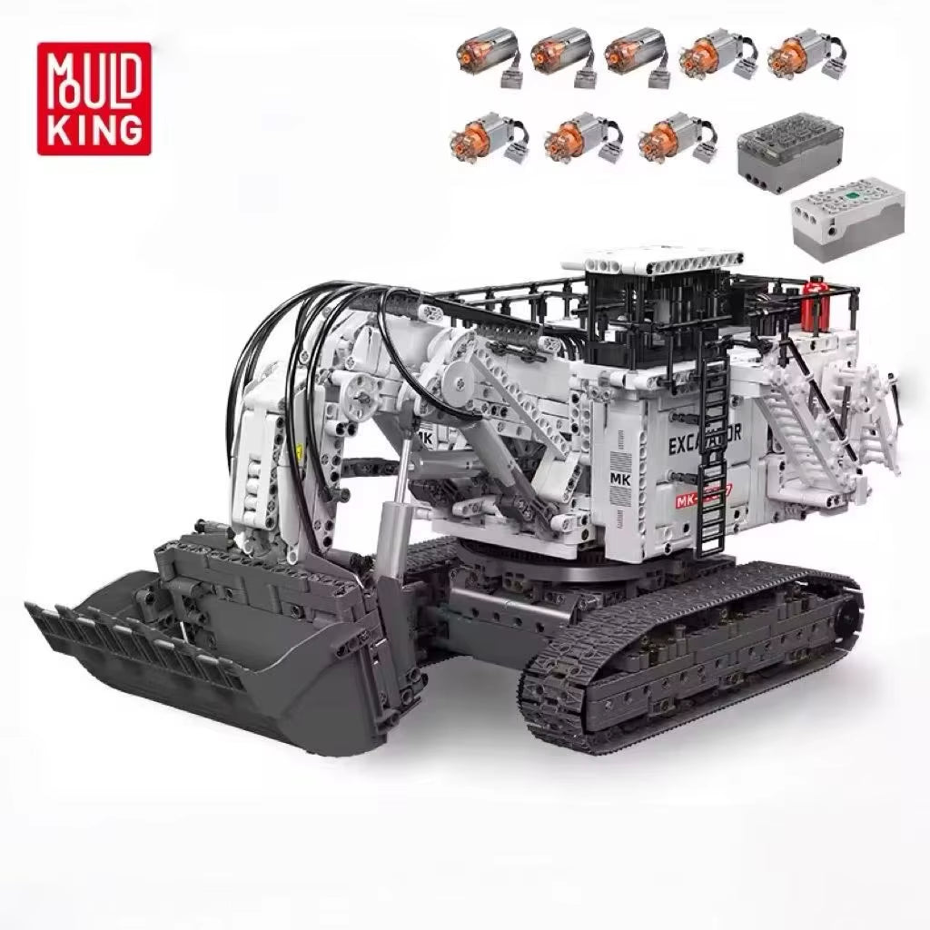 MOULD KING 17067 Technical Car Toys the APP&RC Motorized 6060 Crawler Excavator Building Block Assembly Truck Brick Kids Gifts