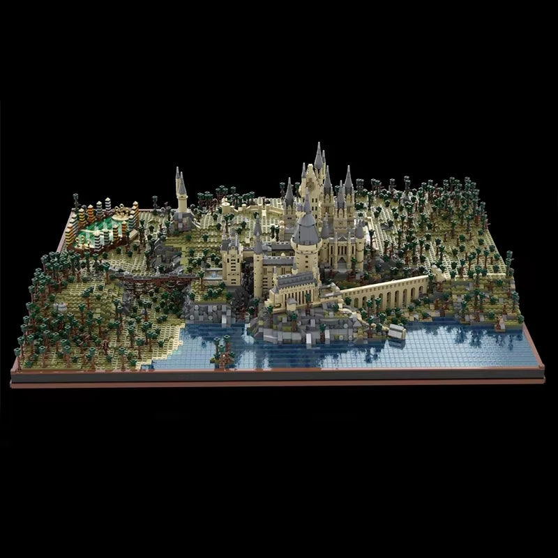 14880Pcs Moc Customize Hogwarts Castle-The Definitive Version Modular Building Blocks Creative Assembly Bricks Toy S Present