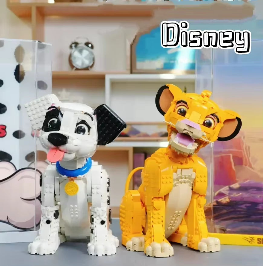 Hot Toys Lion King 43247 43269 101 Dalmatians Dog Building Block Series Adult Children Boys and Girls Assembling Toys