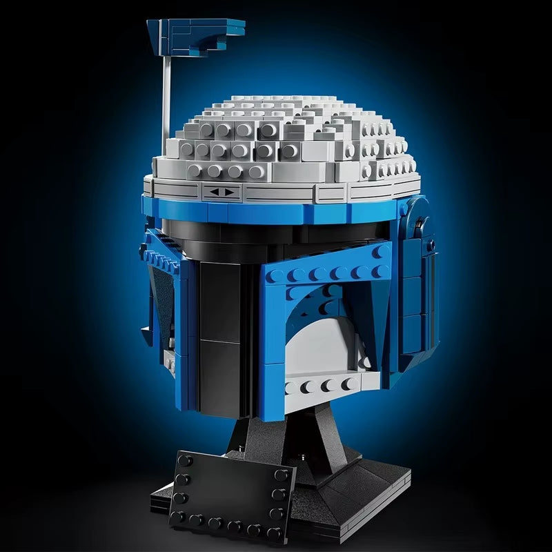 Star Wars Helmet Building Blocks Darth Vader Jango Fett AT-AT Driver Scout Troopers Head Assembly Model Mini Brick Toy for Kid