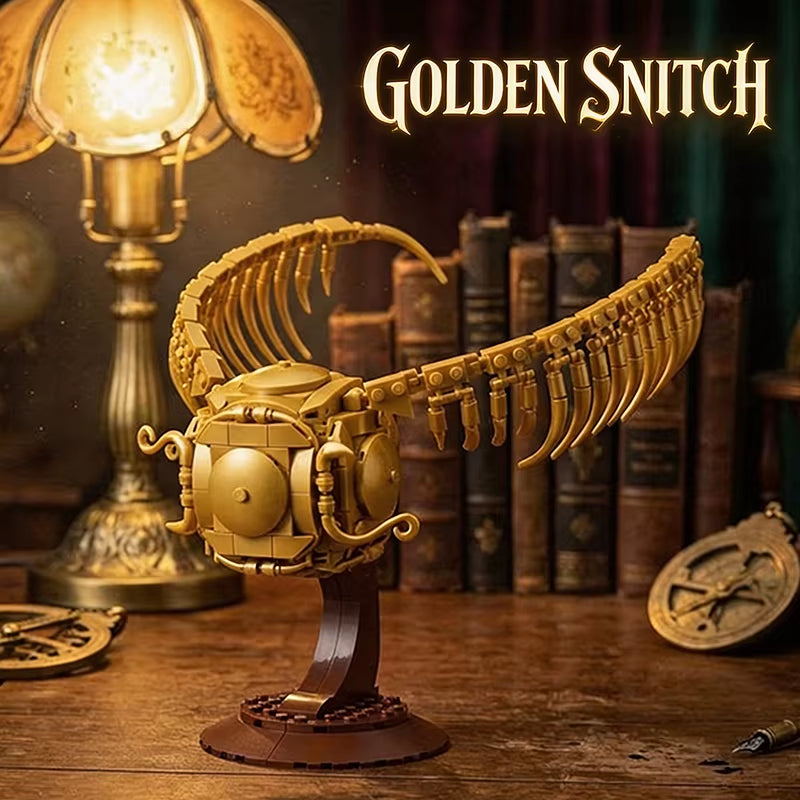 Golden Snitch Building Blocks Harry Potter Quidditch MOC Building Toys Gifts for Kid Adult Room Ornament Classic Moive Brick Set