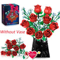 1009PCS Sunflower Building Blocks Flower Bouquet Vase Model Bricks Set Idea Home Decoration Kids Educational Toys Holiday Gifts
