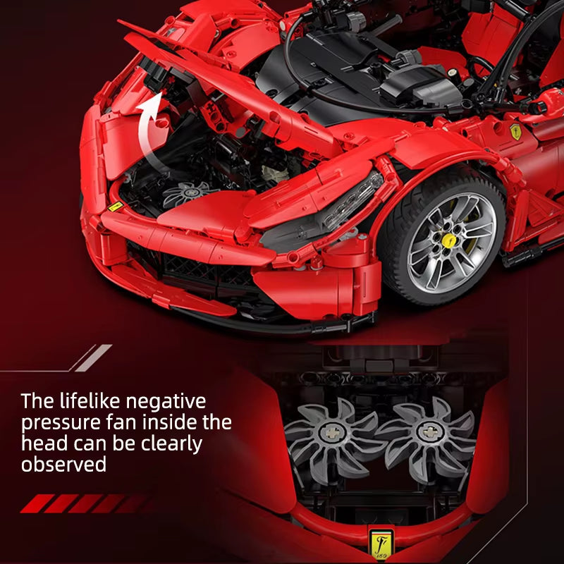 4739PCS Technical City Racing Car Hypercar Model Building Blocks Sportscar Vehicle Bricks Toys Children Kids Gifts