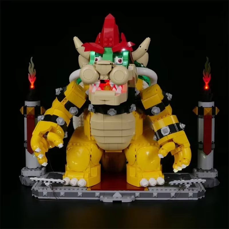 2807PCS the Mighty Bowsered Building Blocks Compatible 71411 MOC Model Kit Super Marioed Bricks Toys for Children Birthday Gifts