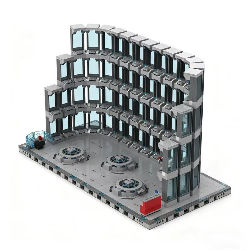 2344Pcs MOC Iron Man Hall Armor Super Heroes Model Building Blocks Architecture Christmas Gifts Toy Idea Brick Birthday
