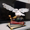 Delicate White Spreading Owl76391 Building Blocks Sets Suitable for Christmas Gifts