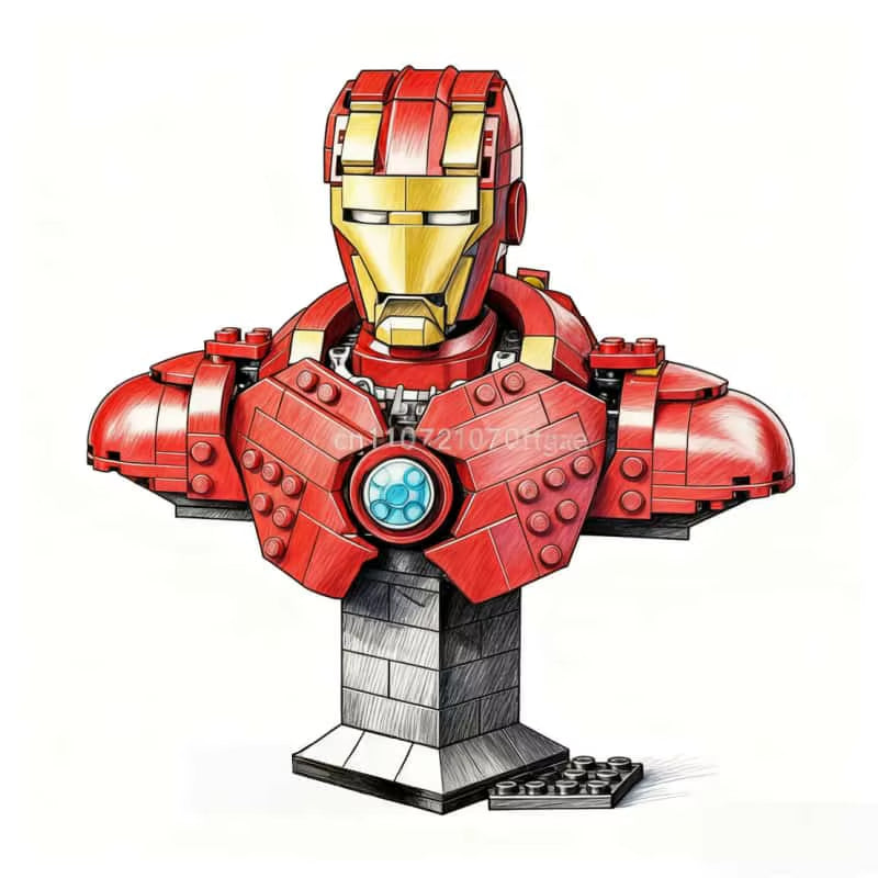 2025 New Superhero MK4 Mecha Set Building Blocks Mecha Warrior Building Blocks Set Gifts for Children and Adults
