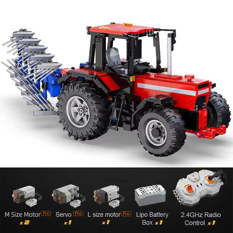 1:17 514C 1675Pcs City Remote Control Multifunctional Agricultural Vehicle Building Block RC Truck Bricks Toys Boys Gifts