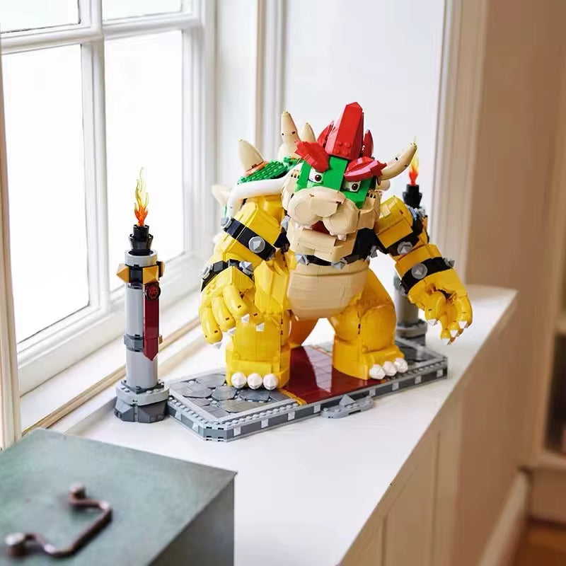 2807PCS the Mighty Bowsered Building Blocks Compatible 71411 MOC Model Kit Super Marioed Bricks Toys for Children Birthday Gifts