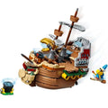 Compatible MOC Sets Super Bros. Game Series 71391 Bowser Spaceship Model Marioed Building Blocks Children'S Toys Assembling Gift