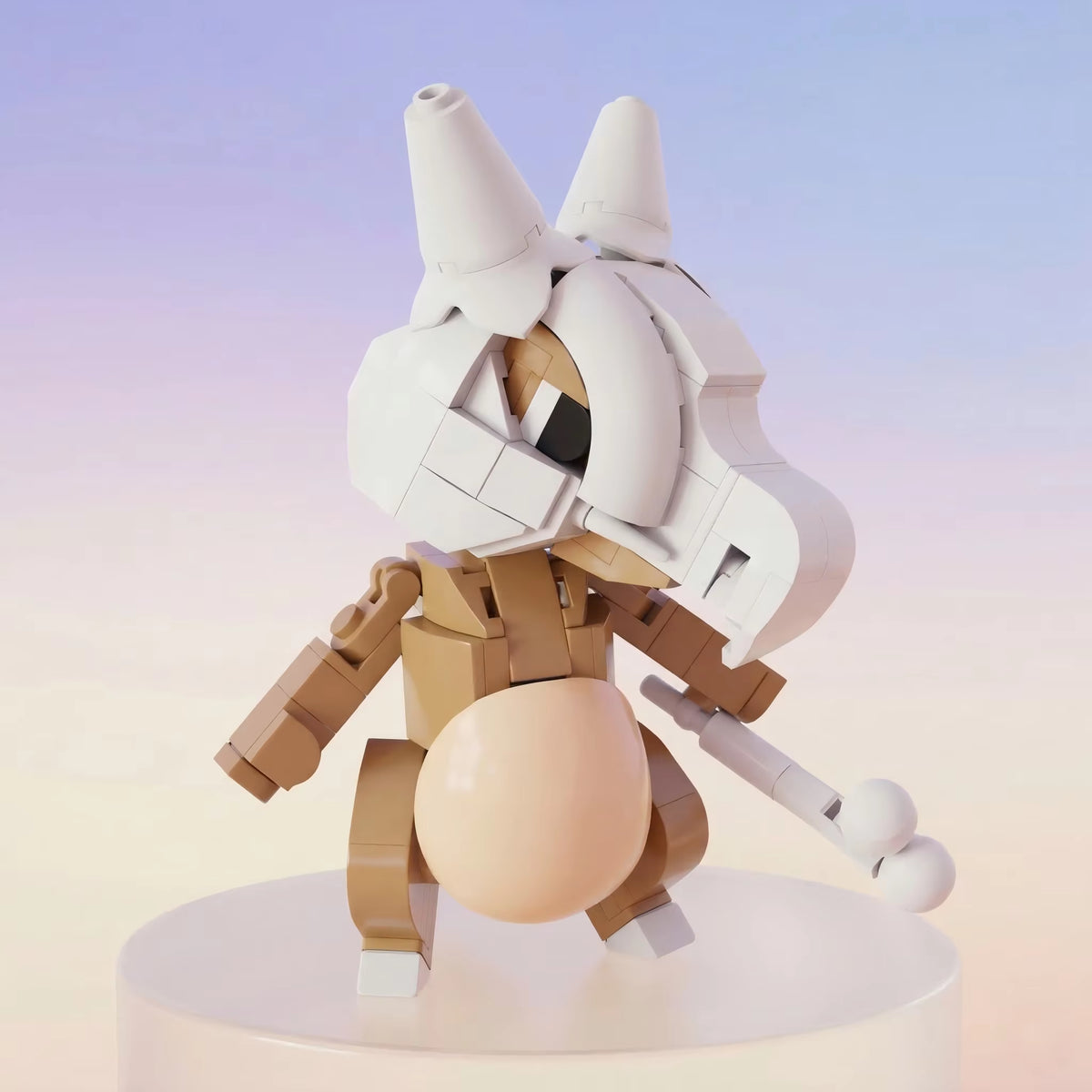 MOC Pocket Pets Skull Monster Building Blocks Anime Figure Construction Set Kawaii Desk Decor Adults Fun Children Toys
