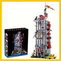 The  Superhero Daily Horn Building Is Made up of 3772 Building Blocks, Including 25 Spider Universe Minions, Including the P