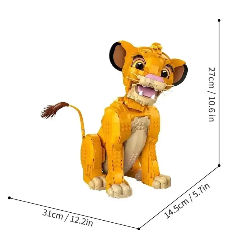Hot Toys Lion King 43247 43269 101 Dalmatians Dog Building Block Series Adult Children Boys and Girls Assembling Toys