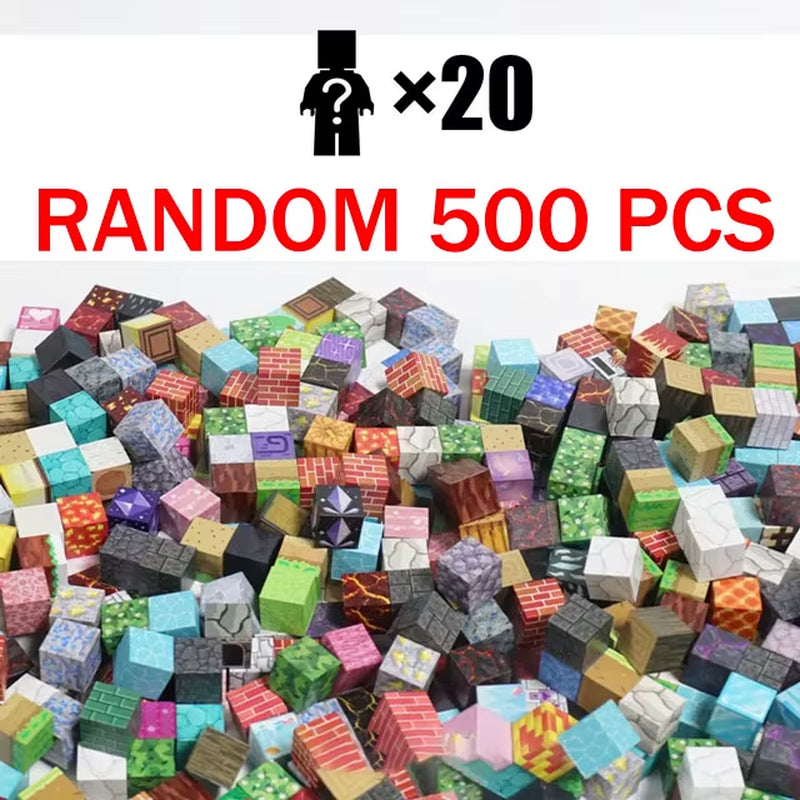 10-500PCS Magnetic Building Blocks Magnet Set Bricks Mini World STEM Construction DIY Educational Toys for Kids Birthday Gifts