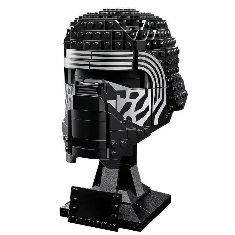 Star Wars Helmet Building Blocks Darth Vader Jango Fett AT-AT Driver Scout Troopers Head Assembly Model Mini Brick Toy for Kid