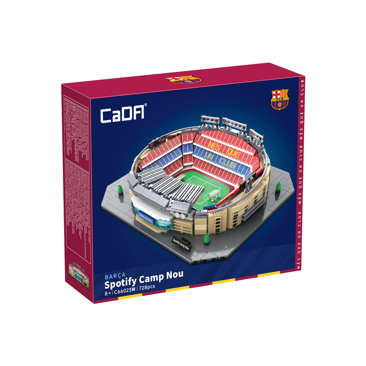 Camp Nou (Barcelona FC) Stadium Building Block Set / 728 Pieces / Collector'S Item for Football Fans & Block Enthusiasts