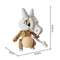MOC Pocket Pets Skull Monster Building Blocks Anime Figure Construction Set Kawaii Desk Decor Adults Fun Children Toys