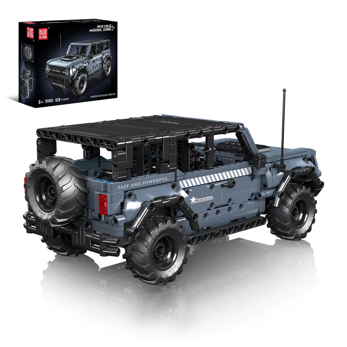 MOULD KING SUV Car Building Blocks Set Off-Road Truck MOC Model Classic Brick Puzzle Toy for Kids Adults Technical Gift