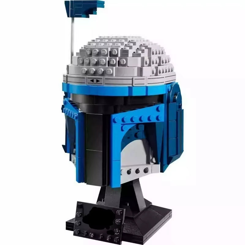 Star Wars Helmet Building Blocks Darth Vader Jango Fett AT-AT Driver Scout Troopers Head Assembly Model Mini Brick Toy for Kid