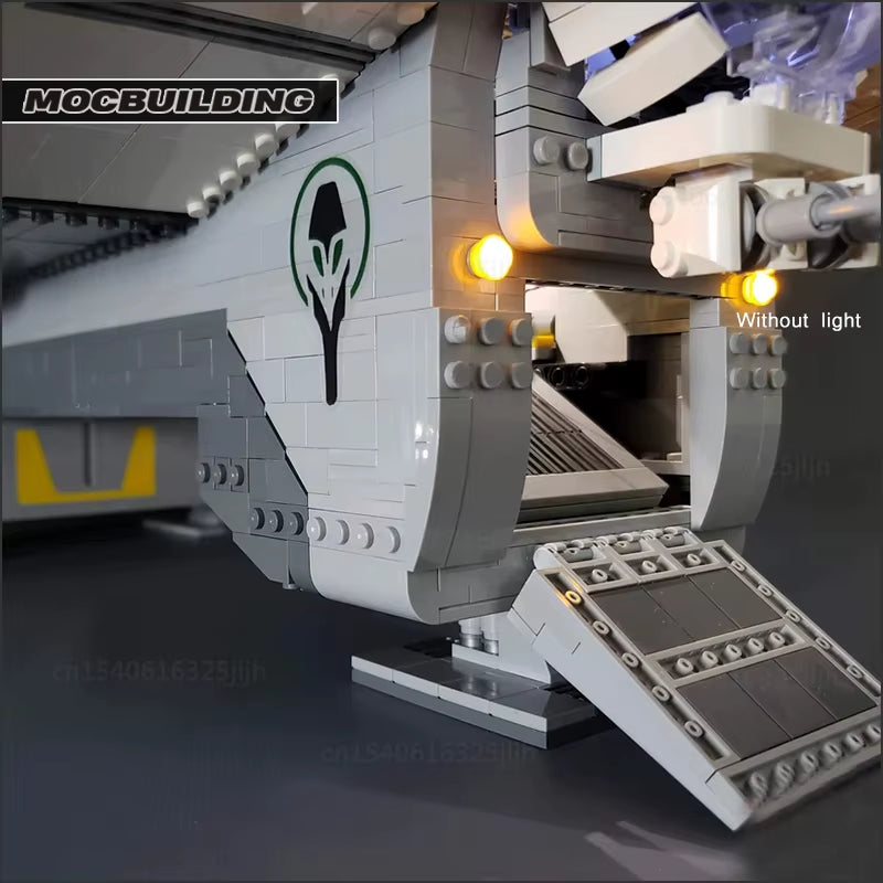UCS Star Series Ghost Corellian Transport MOC Building Blocks Technology Bricks Assembling Model Collection Toys Xmas Gifts
