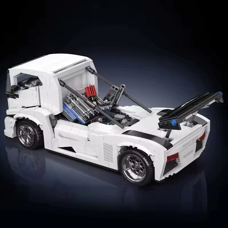 Technical Cars Toys 10036 the Knight Truck Building Block Assembly 1604PCS Mould King Construction Set Kids Christmas Gift